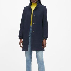 Banana Republic Italian Melton Stadium Coat